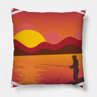 I Love Fishing Pillow