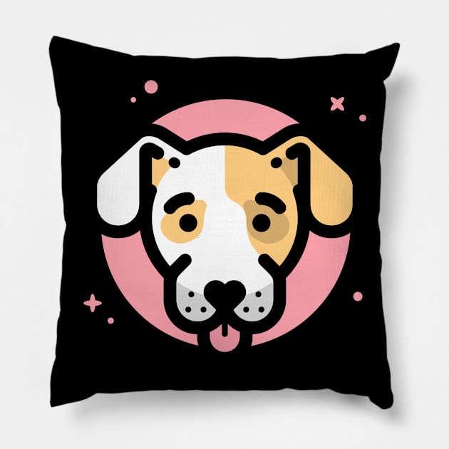 Dogface Pillow by ZenCloak