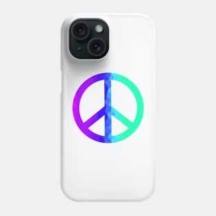 Psychedelic Retro Peace Sign Phone Case
