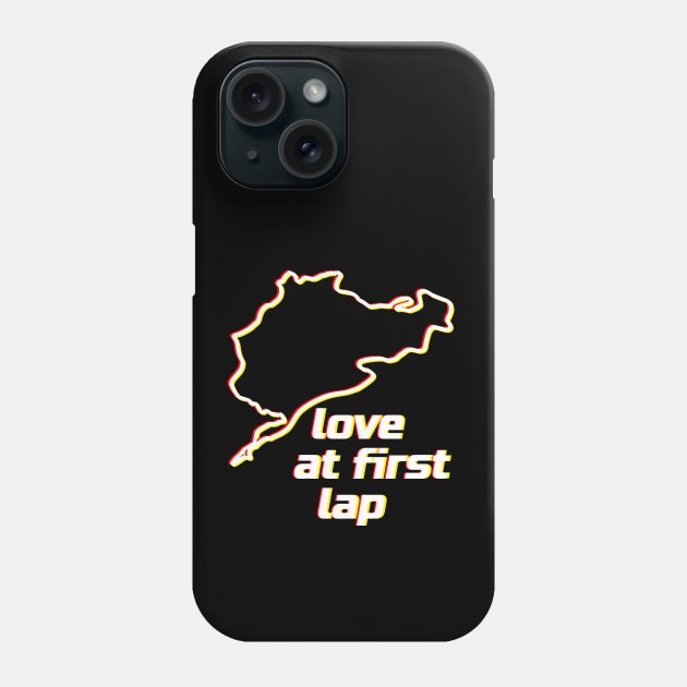 Love at first lap - Nordschleife. Racing & Sim Racing - Motorsport Collection. Phone Case by rimau