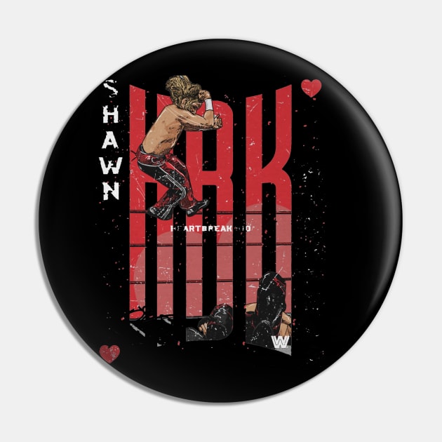 Shawn Michaels HBK Elbow Drop Pin by MunMun_Design