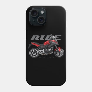 Ride nc red black Phone Case