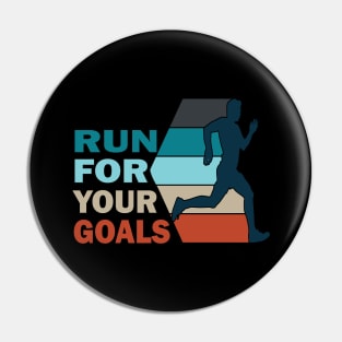 Run for your goals Pin