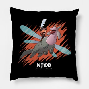 Niko Flicker -Dark version Pillow