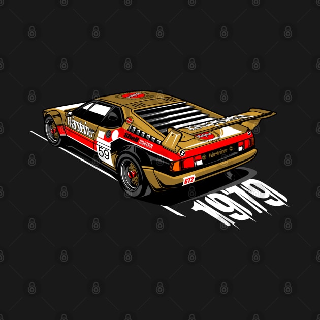 BMW M1 Procar Gold by aredie19