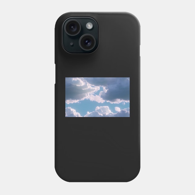 Seamless Cloud Texture Patterns VI Phone Case by newdreamsss