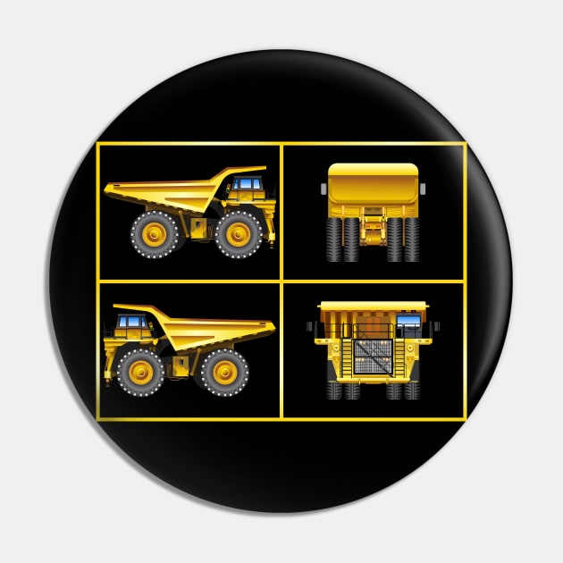 big yellow truck Pin by ARTotokromo