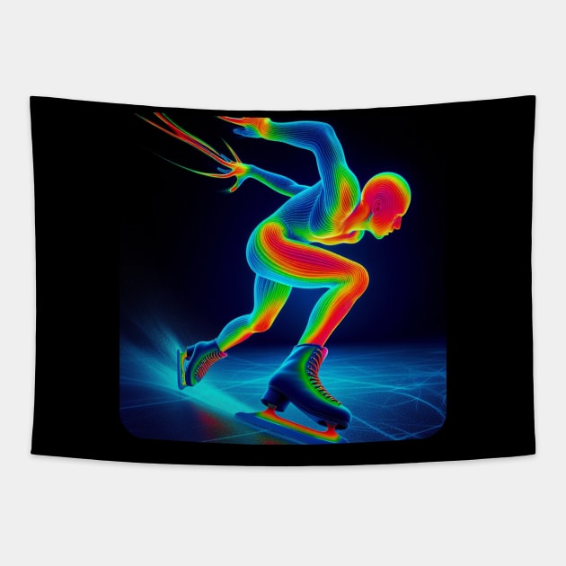 Thermal Image - Sport #34 Tapestry by The Black Panther