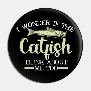 funny catfish - i wonder if catfish think about me to Pin