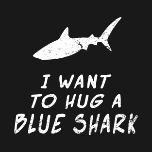 Blue Shark Funny Shirt for Kids Boys Girls and Adults T-Shirt