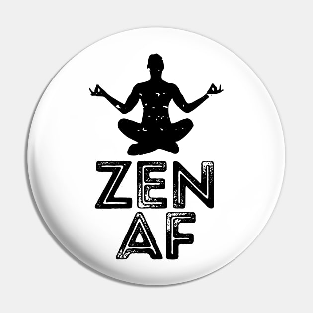 Zen AF T-shirt Pin by RedYolk