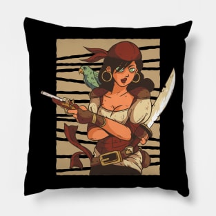 Female Pirate Pillow