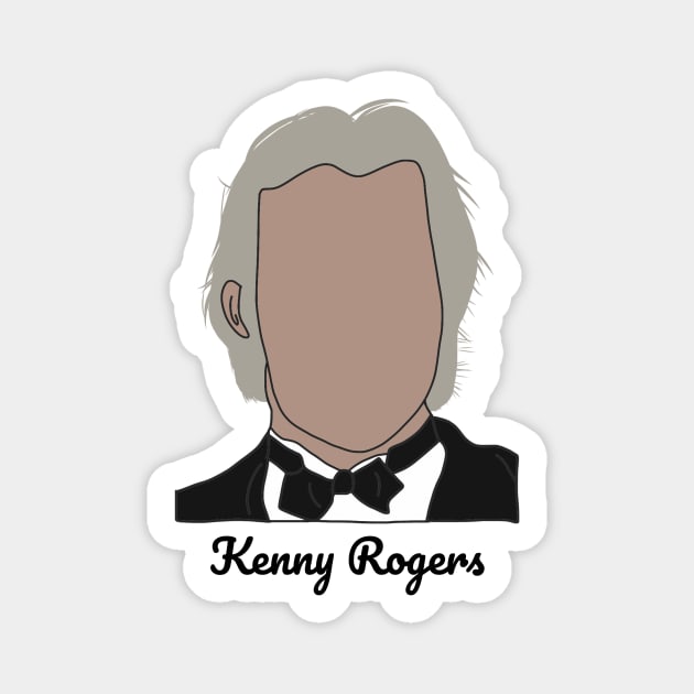 Kenny Rogers Magnet by Renoir