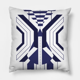 Geometric abstract tribal graphic Pillow