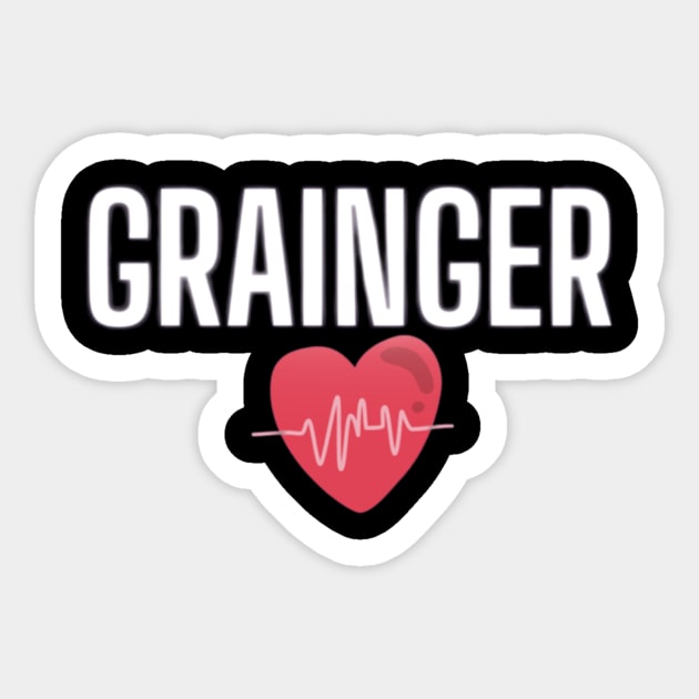 Logo Grainger - Graingerlogo Graingertendancemusique - Sticker