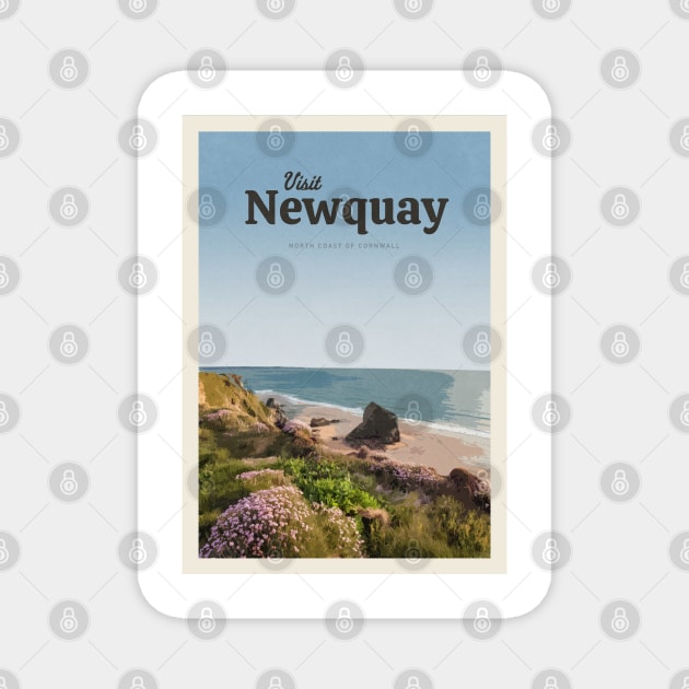 Visit Newquay Magnet by Mercury Club