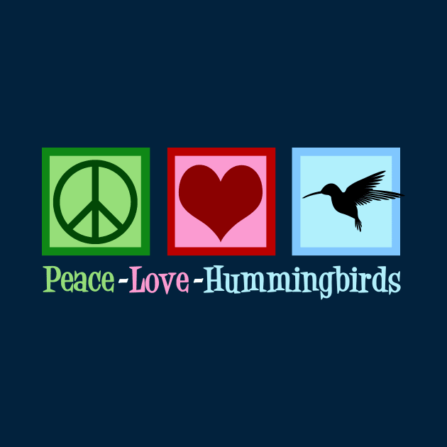 Peace Love Hummingbirds by epiclovedesigns