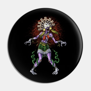 Aztec Mythology Deity Tzitzimitl Pin