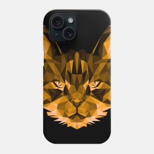 Cat head polygonal Phone Case