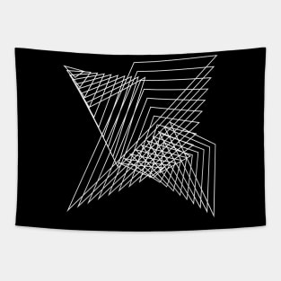 geometric lines design Tapestry