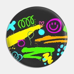 Doodle Art Pin