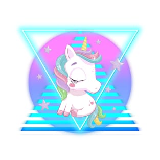 Retro Dreamy Star Unicorn T-Shirt