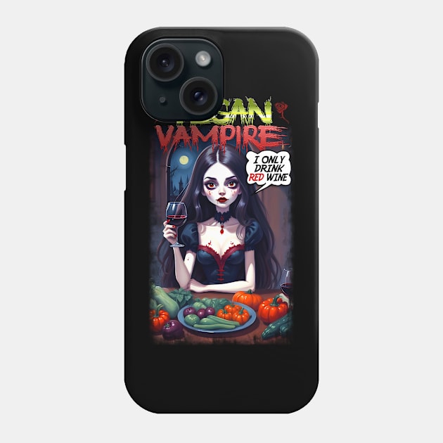 Vegan Vampire Phone Case by KawaiiDread