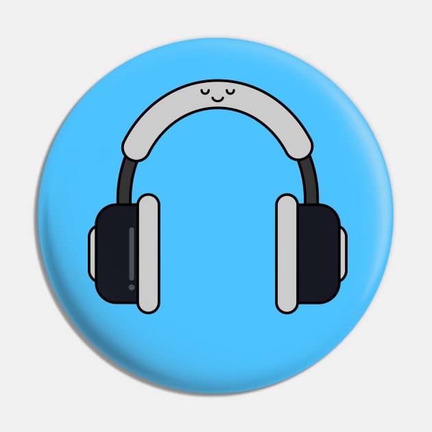 Headphones Pin by WildSloths