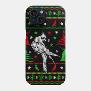 Cockatiel Ugly Christmas Sweater Phone Case