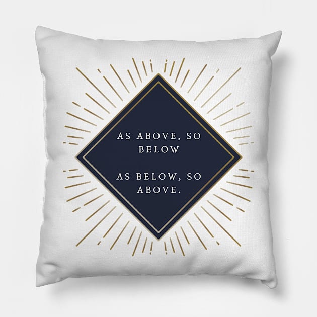 The Principle of Correspondence. Pillow by ARCANO22