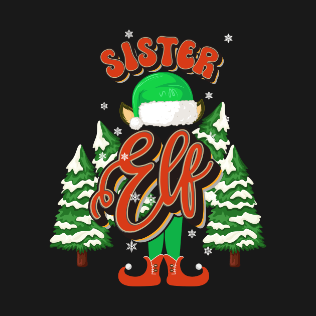 SISTER ELF CHRISTMAS by HomeCoquette