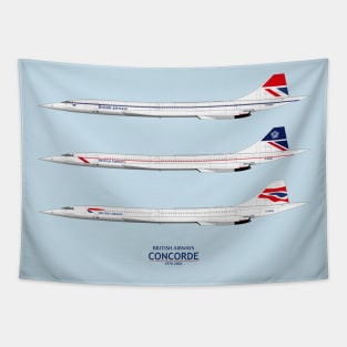 British Airways Concordes 1976 To 2003 Tapestry