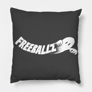 Freeballz Ghost White Pillow