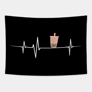 Heartbeat - Boba Tea Tapestry