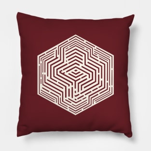 Geometric Illusion Pillow