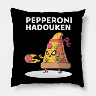 pizza pepperoni Hadouken Pillow