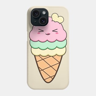 Kawaii Ice Cream Cone Phone Case