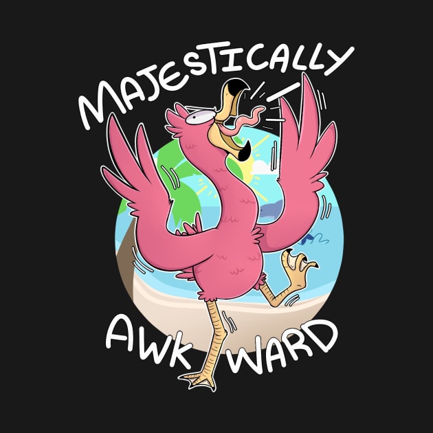 Majestically Awkward Flamingo by SketchTablet