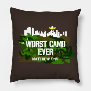 Worst Camo Ever Christian Shirts Pillow