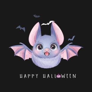 Happy Halloween with a cute bat T-Shirt