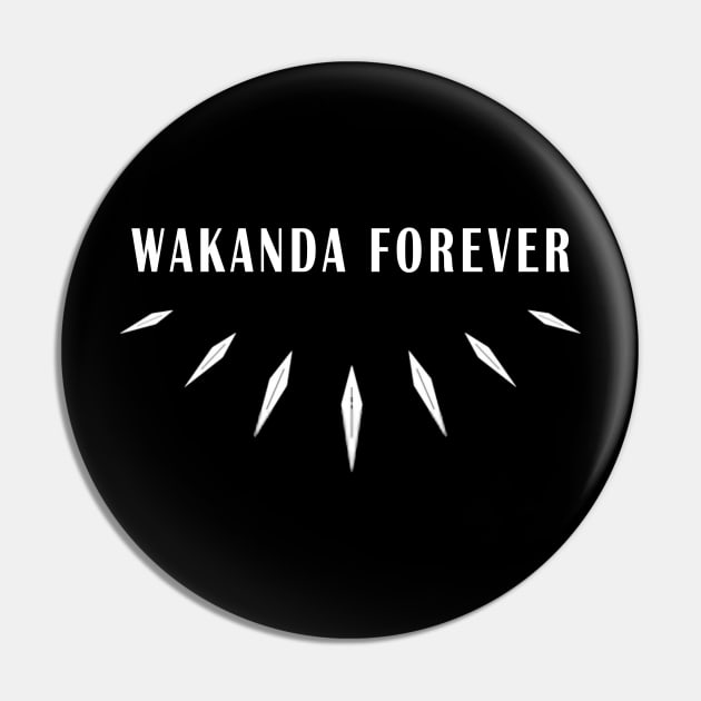 Black Panther Wakanda Forever Pin by qrotero