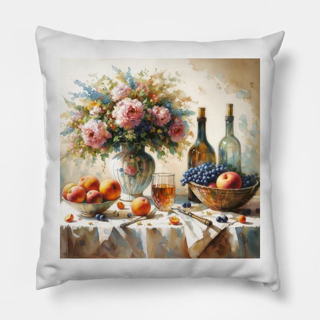 Still life Pillow by maryglu