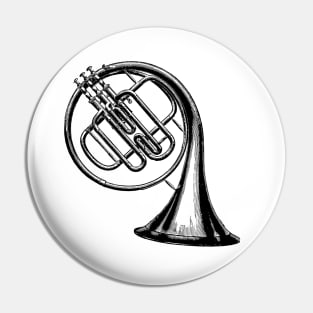 French Horn Pin