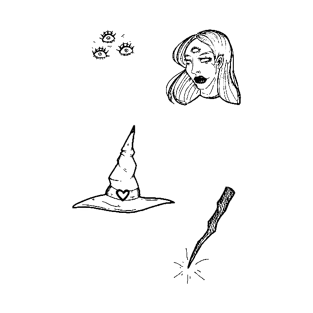 witchy sticker T-Shirt