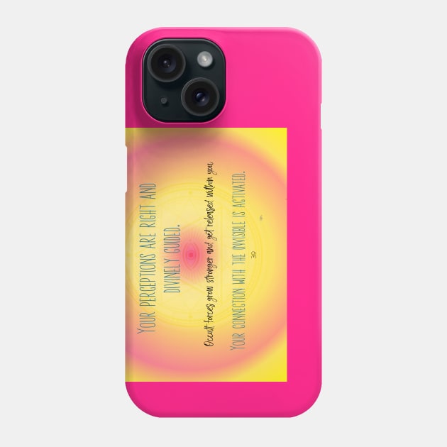 Bilbao oracle card 39 perception Phone Case by YCreations