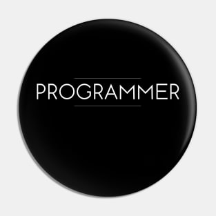 Programmer Minimalist Design Pin