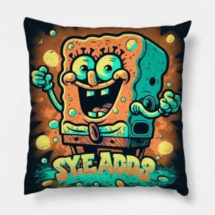 Fan Art spongebob funny Pillow