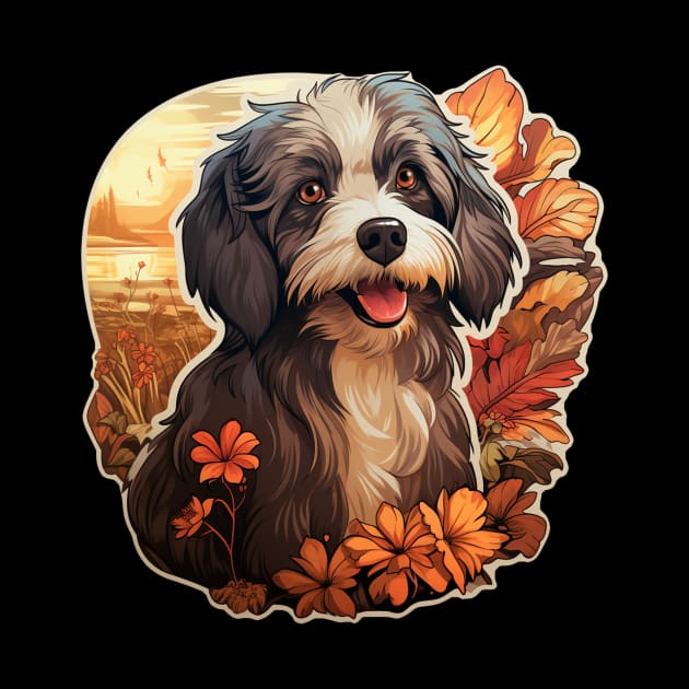 Havanese Dog Flower by Paul Walls