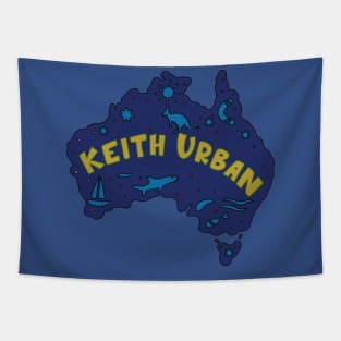 AUSSIE MAP KEITH URBAN Tapestry