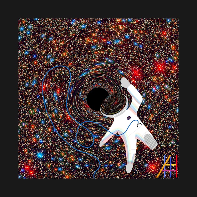 Astronaut in Behemoth Black Hole by Allie Ho